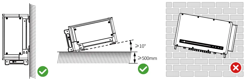 GOODWE GW250K HT HT Series Three Phase 6 12 MPPTs Solar Inverter Angle
