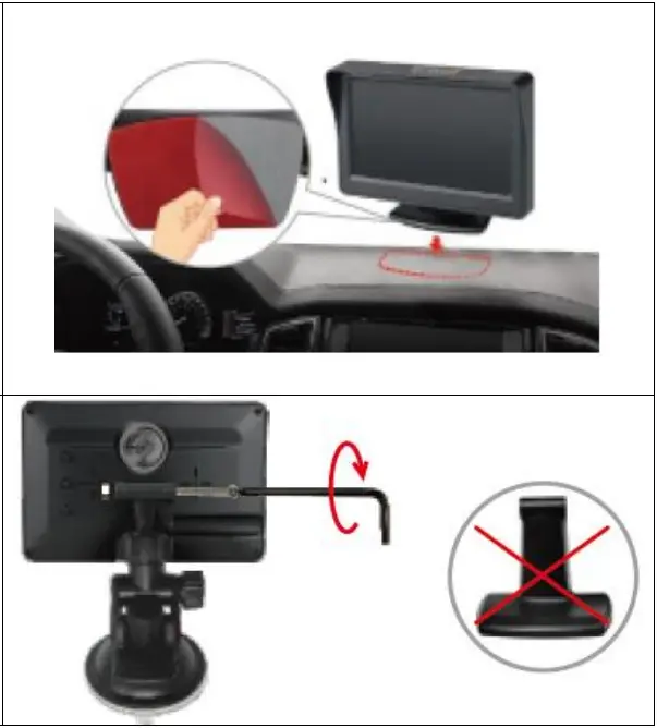 Installing the monitor