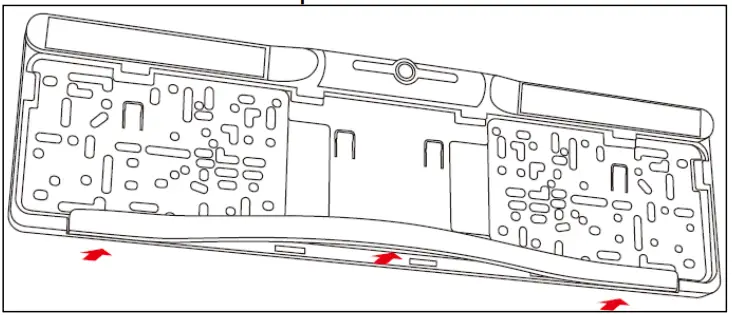 Insert the license plate