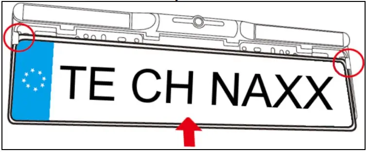 Insert the license plate