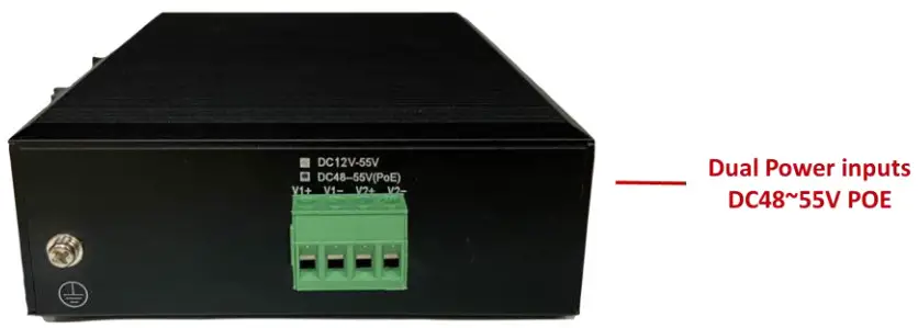 airlive Industrial Unmanaged Gigabit POE ++ Switch - Dual Power Inputs