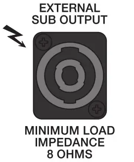 DYNACORD PowerSub 312 Powered 3 Channel Subwoofer - CONTROLS 6