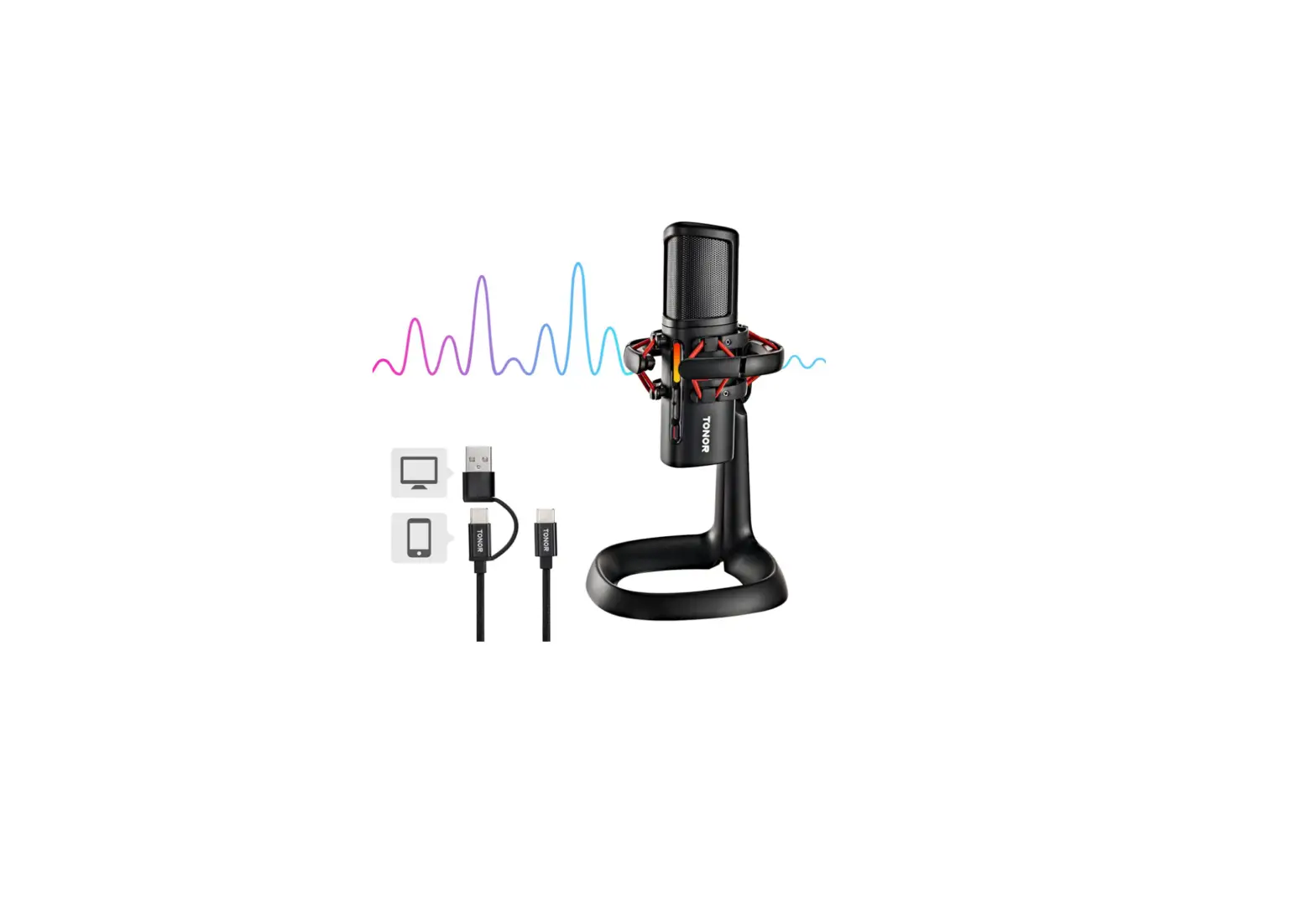 Tonor Orca001 Microphone Computer Gaming Condenser Mic User Guide