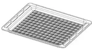 INDESIT ID67V9KMWDouble Oven Electric Cooker - ANTI-STICK TRAY