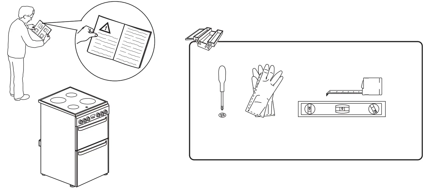 INDESIT ID67V9KMWDouble Oven Electric Cooker - fig4