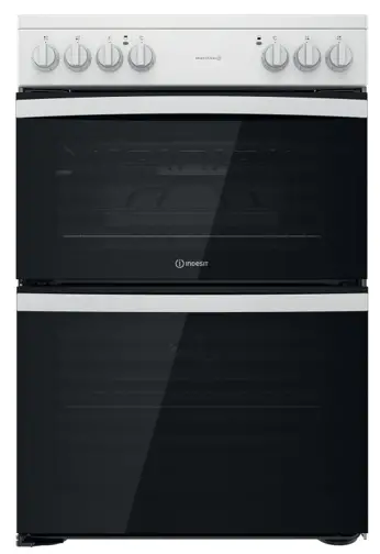 INDESIT ID67V9KMWDouble Oven Electric Cooker
