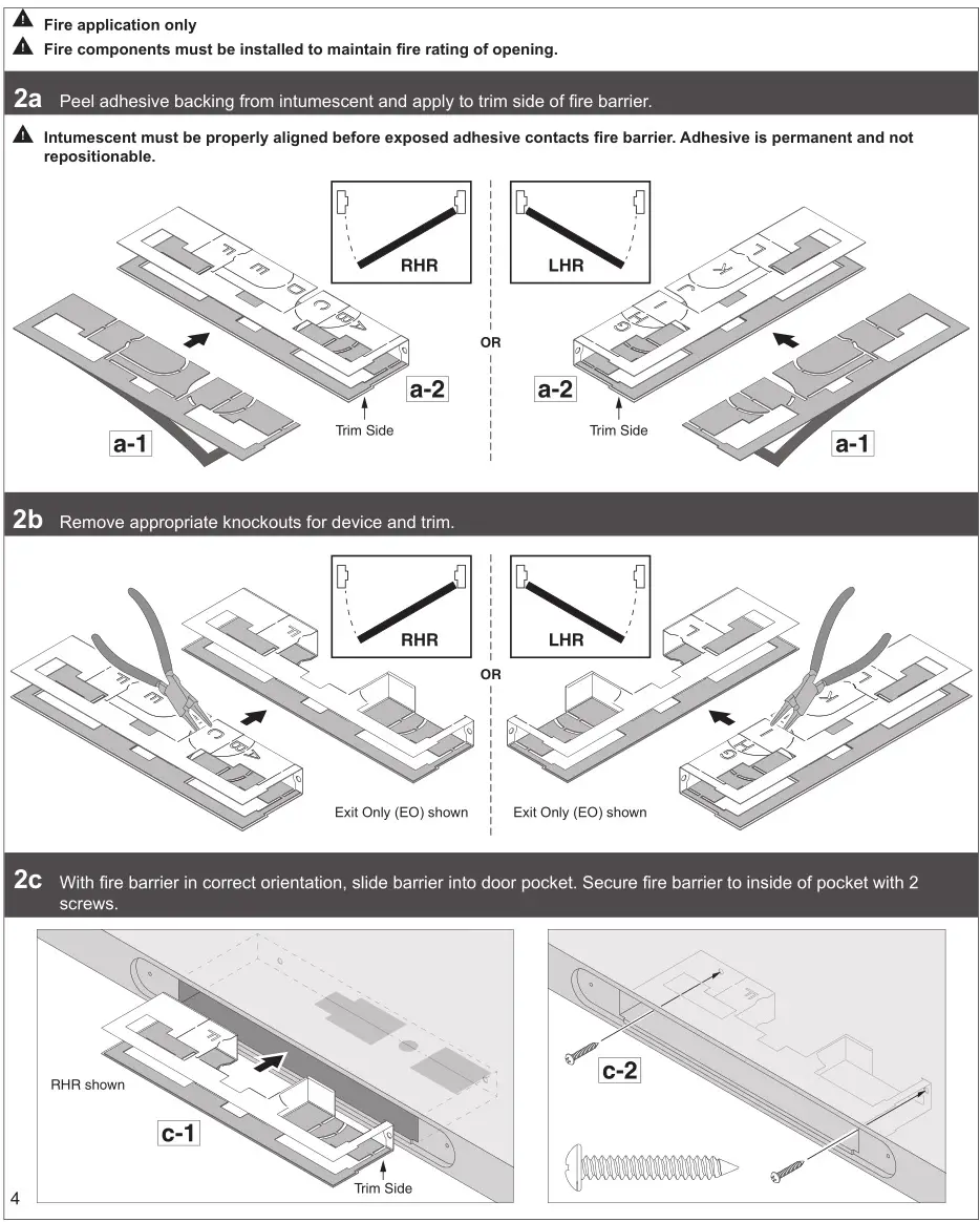ALLEGION VON DUPRIN Rim Panic Exit Device - FIRE BARRIER