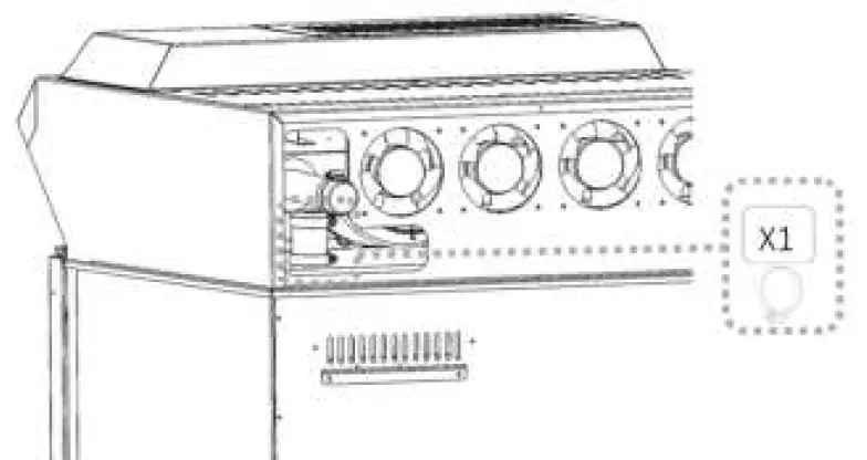 mychef Frontal steam condensation and odour hood with carbon filter 04