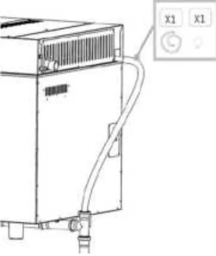mychef Frontal steam condensation and odour hood with carbon filter 10