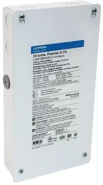LUTRON LHD0-96W24V-U HomeWorks Digital 3-Wire Voltage LED Controller-fig1