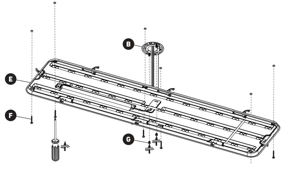 artika FM14-EUR-MG LED Flush Mount Light fig 4