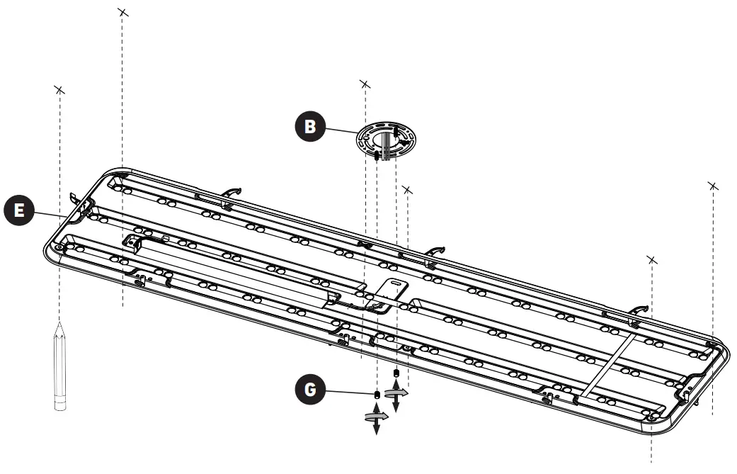 artika FM14-EUR-MG LED Flush Mount Light fig 7