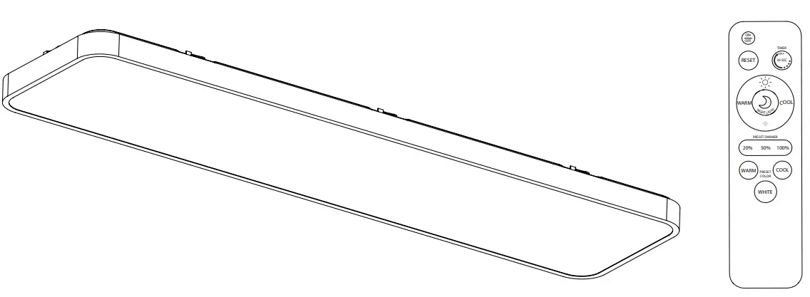 artika FM14-EUR-MG LED Flush Mount Light