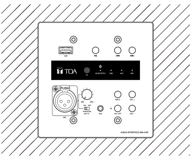 TOA MW-41BT Audio Interface with USB and Bluetooth - 4