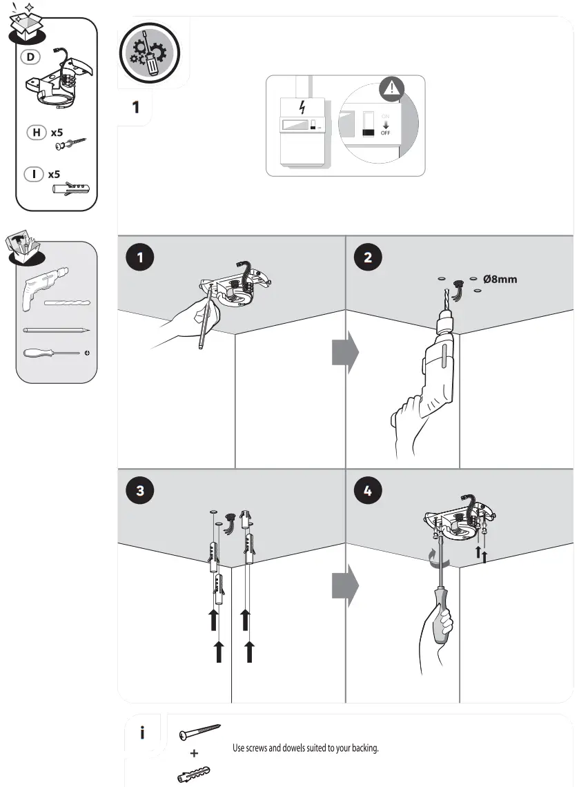 inspire Tavira Ceiling Fan with Light - fig 3