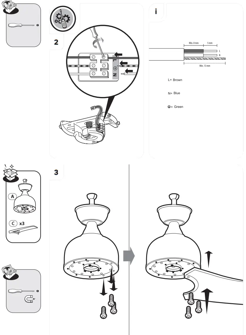 inspire Tavira Ceiling Fan with Light - fig 4