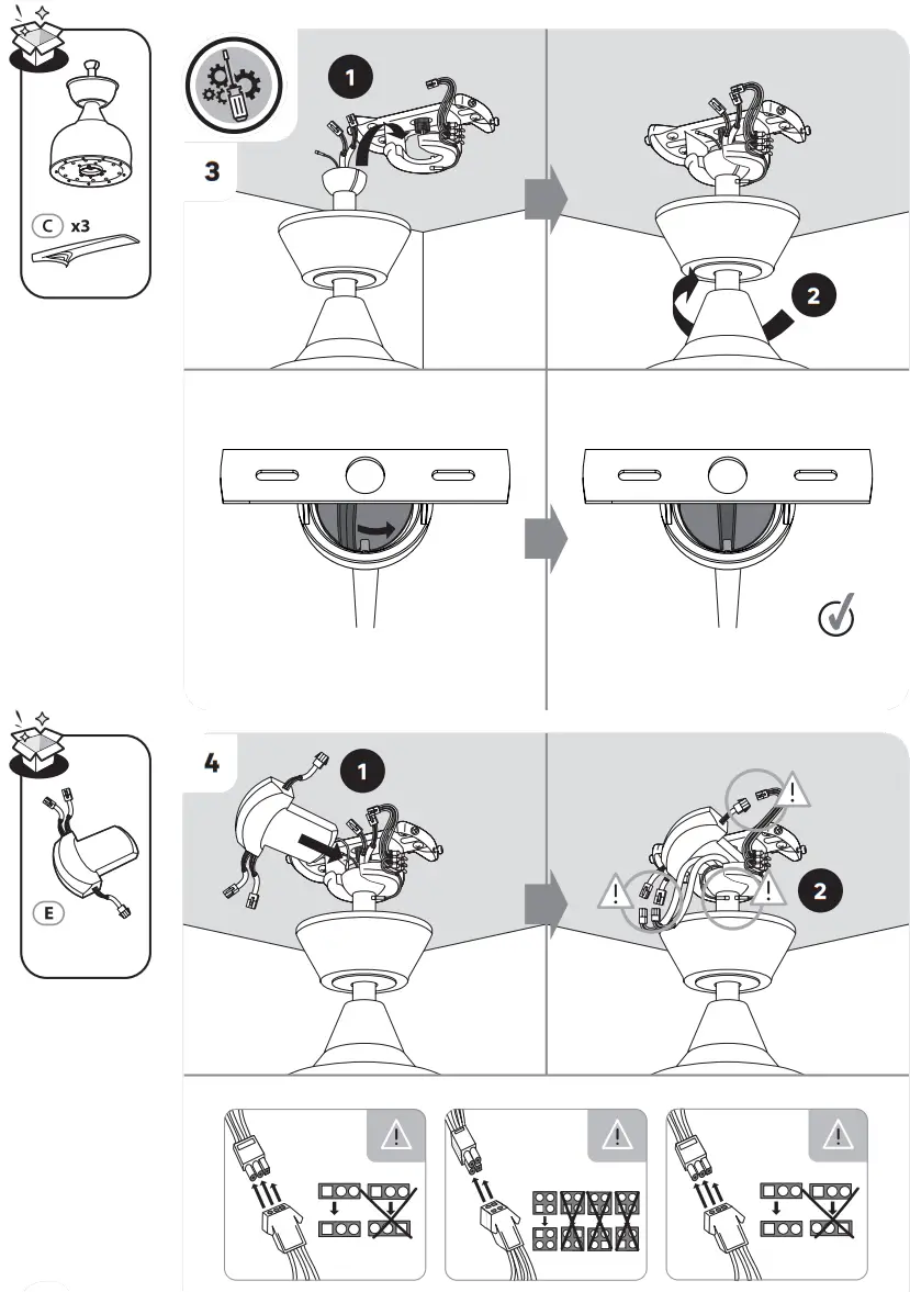 inspire Tavira Ceiling Fan with Light - fig 5