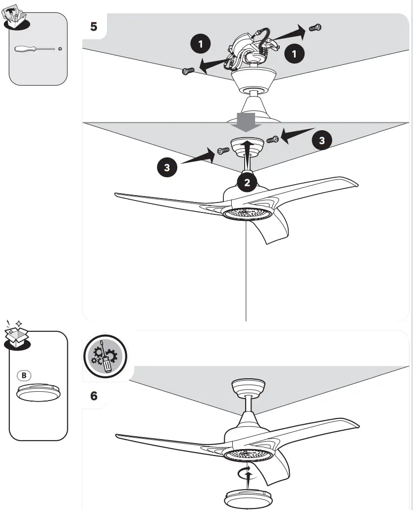 inspire Tavira Ceiling Fan with Light - fig 6