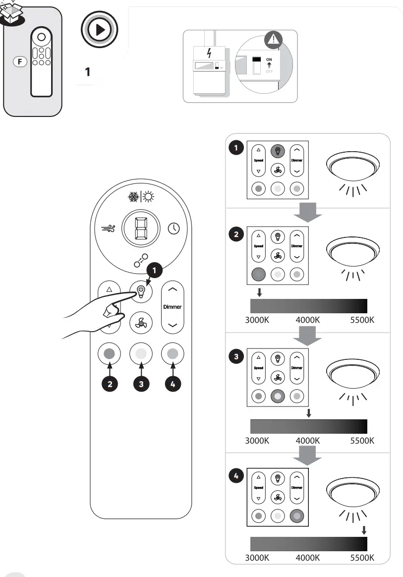 inspire Tavira Ceiling Fan with Light - fig 9