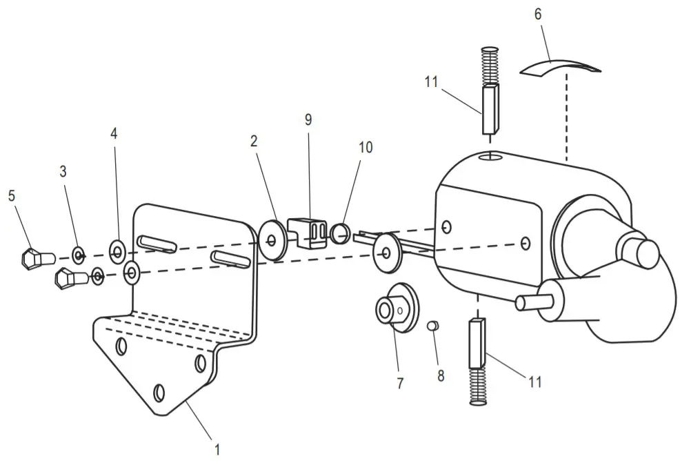 ULINE H-800, H-1037 Better Pack - motor