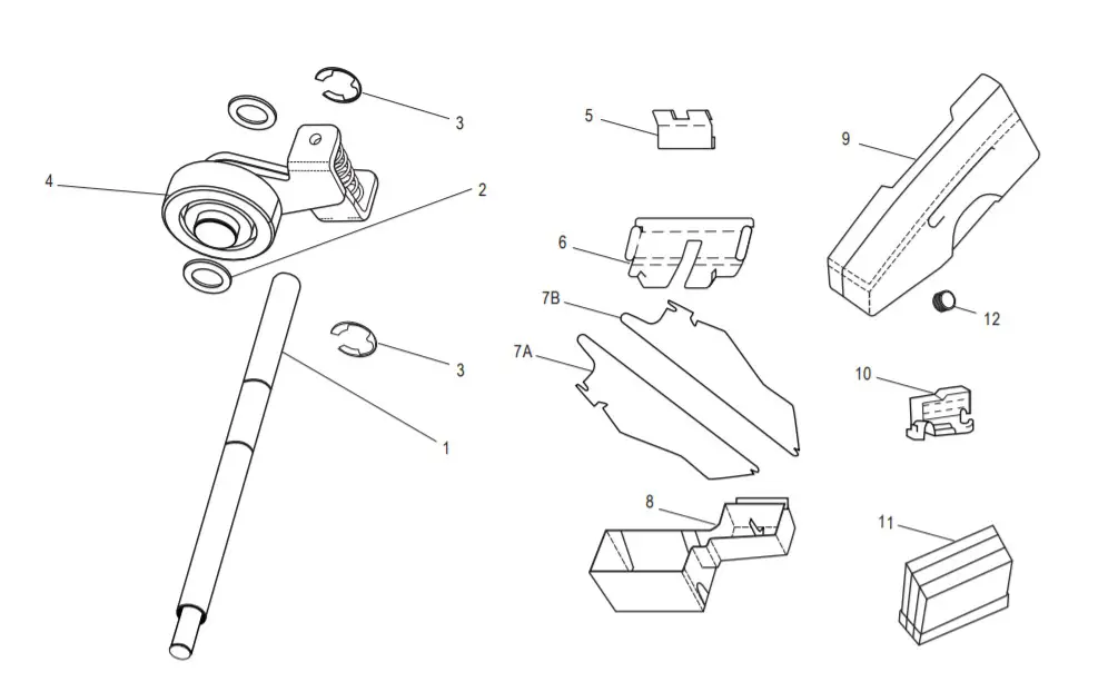 ULINE H-800, H-1037 Better Pack -shaft