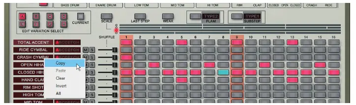 Roland TR 909 Software Rhythm Composer - fig4