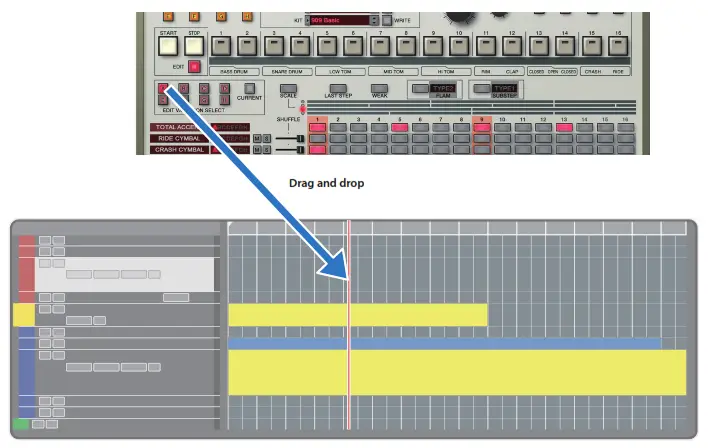 Roland TR 909 Software Rhythm Composer - fig5