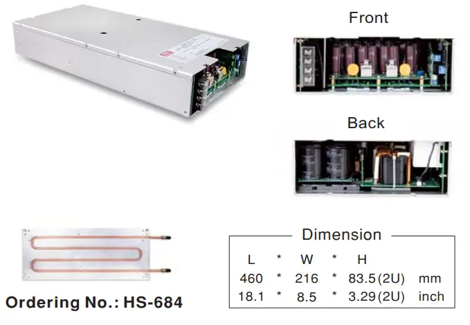 MEAN WELL SHP 10K series 10KW 3 3W High Efficiency Digital Power Supply - 1