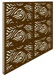 OUTDECO USA Decorative Modular Panels - FACE-MOUNT