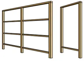 OUTDECO USA Decorative Modular Panels - Free-Standing