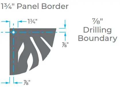 OUTDECO USA Decorative Modular Panels - Panel Border
