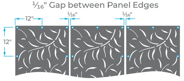 OUTDECO USA Decorative Modular Panels - Panel Edges