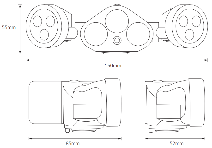 minicam APB300 APN300 LED Pods - FIGURE 1