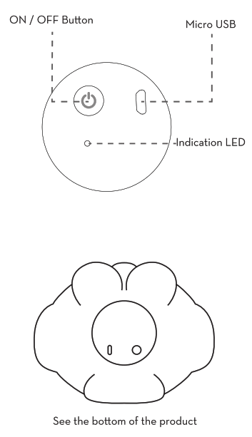 flow AMSTERDAM 1755027 LED Night Light Owl Oscar - FIG