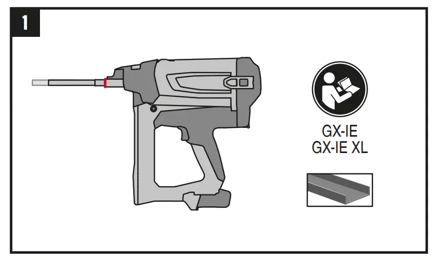 HILTI X-IE-GS Insulation Fastener 
 Installation Instruction