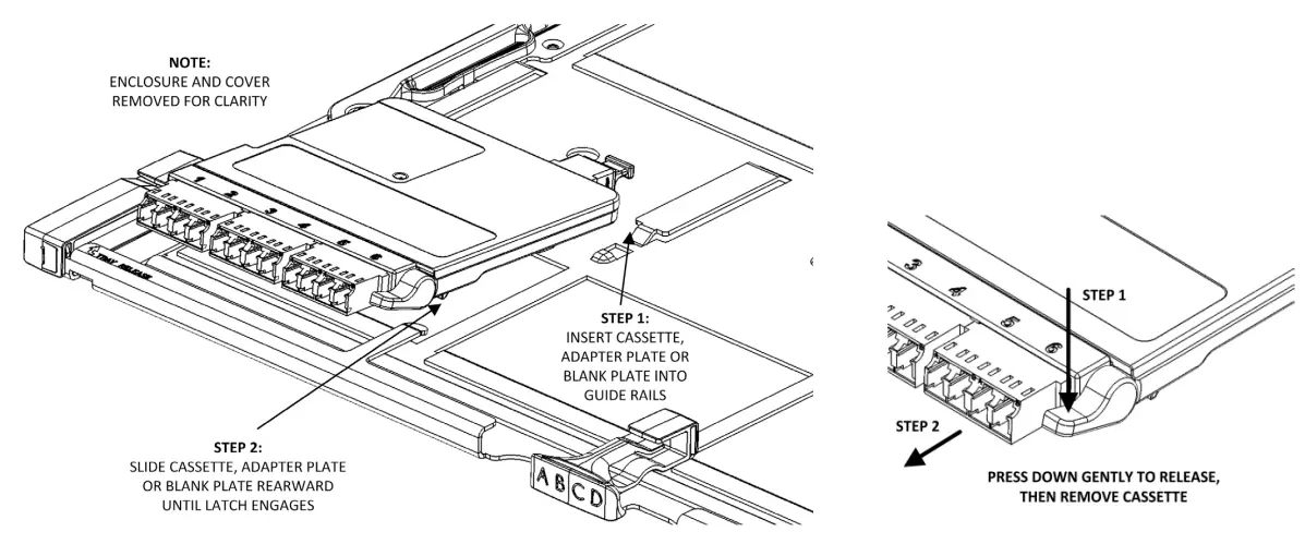 LEVITON 5R3UD-S24 Opt-X HDX Fiber Optic Enclosure - Fig 12