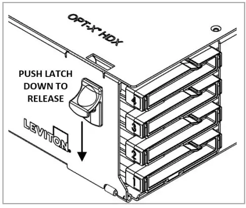 LEVITON 5R3UD-S24 Opt-X HDX Fiber Optic Enclosure - Fig 7