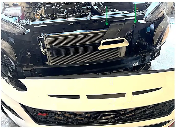 VELOSSA TECH 2022+ Hyundai Kona N BIG MOUTH Ram Air-fig3