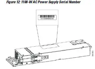 cisco PWR-C1-1100WAC Power Supply-12