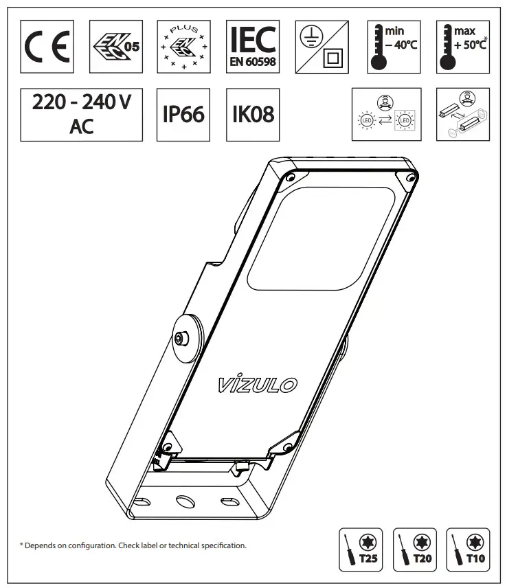 vizulo Micro Martin LED Floodlight