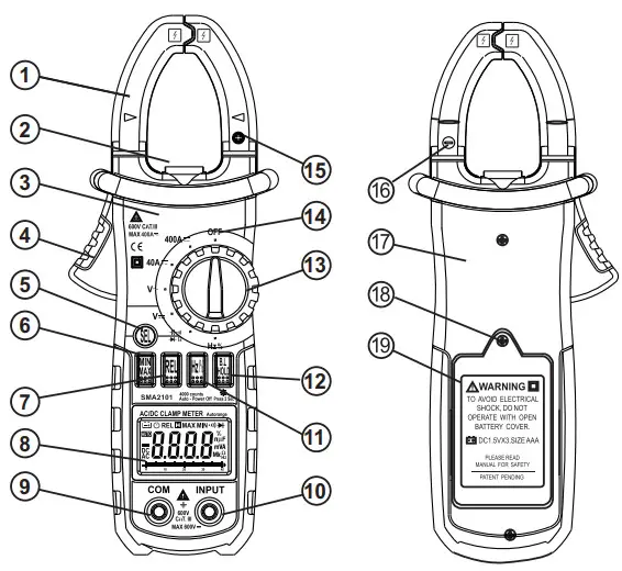 somogyi SMA 2101 Electronic AC-DC Clamp - fig1