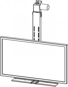 PROGRESSIVE AUTOMATION TY-05-30 Drop Down TV Lift 8