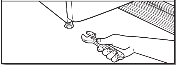 MAYTAG W11268643D Dryer - Adjust leveling legs