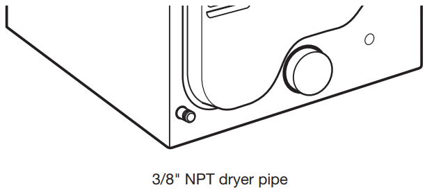 MAYTAG W11268643D Dryer - DRYER GAS PIPE
