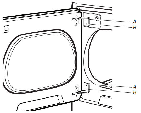 MAYTAG W11268643D Dryer - hinge screws