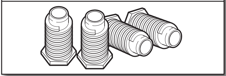 MAYTAG W11268643D Dryer - leveling legs