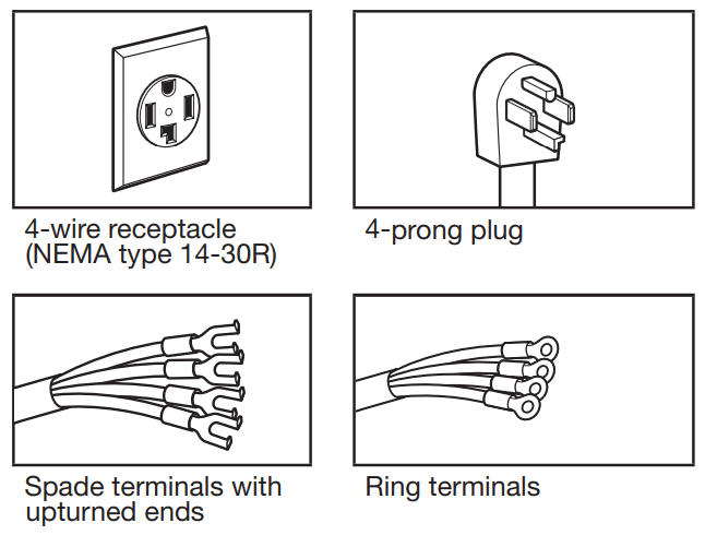 MAYTAG W11268643D Dryer - prong plug
