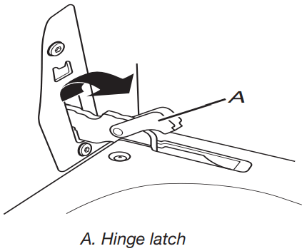 MAYTAG W11268643D Dryer - side of dryer door