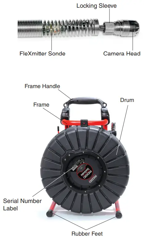 RIDGID SeeSnake Compact M40 Camera System - Locking Sleeve