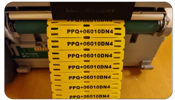 PARTEX PPQ Vertical Cabel Marking - Figure 1